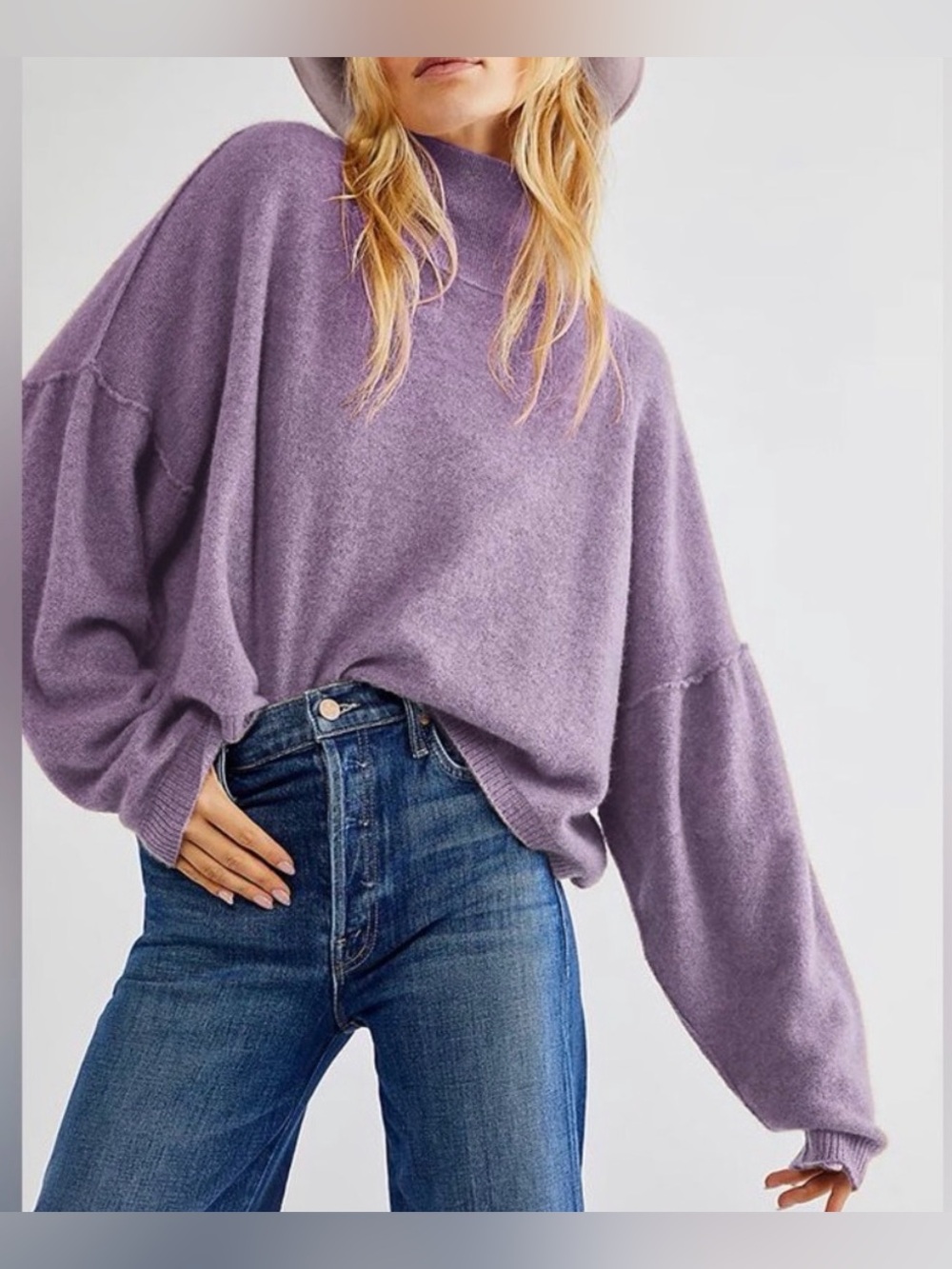 Free People So Low So High Cashmere Sweater Size Medium